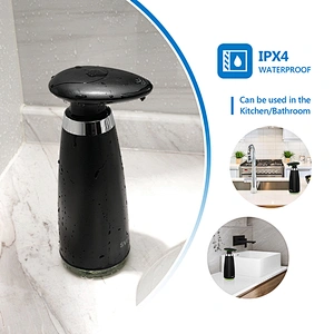 Wholesale White Black ABS Plastic Home Tabletop Automatic Hands-free liquid soap dispenser