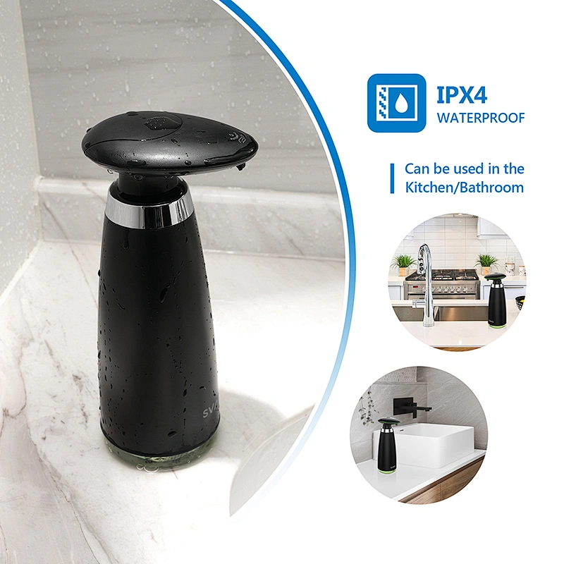 Wholesale White Black ABS Plastic Home Tabletop Automatic Hands-free liquid soap dispenser