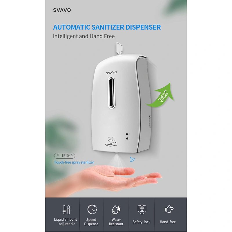 Auto Soap Dispenser Soap Spray Dispenser SVAVO Factory Directly Supply Auto Foam Soap Dispenser