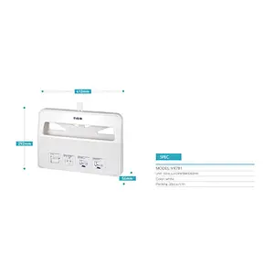 SVAVO ABS wall mounted Toilet seat cover paper dispenser holder