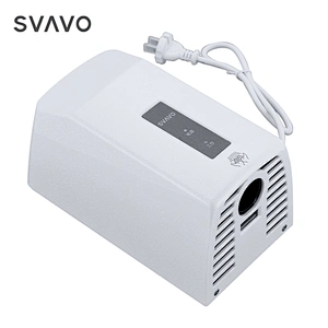 SVAVO modern design wall mounted white silver chrome mini Warm & cool air auto power hand dryers
