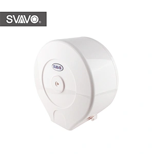 Wholesale bathroom accessories ABS Plastic wall mount Hotel Toilet jumbo roll paper dispenser