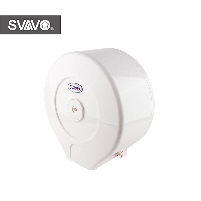 Wholesale bathroom accessories ABS Plastic wall mount Hotel Toilet jumbo roll paper dispenser