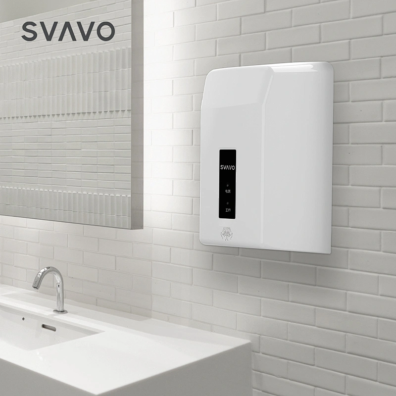 Hotel quick drying 1000W wall mounted modern design high speed hand dryer