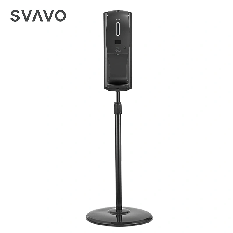 SVAVO Newest high quality Touch-free sanitizer dispenser automatic spraying with thermometer