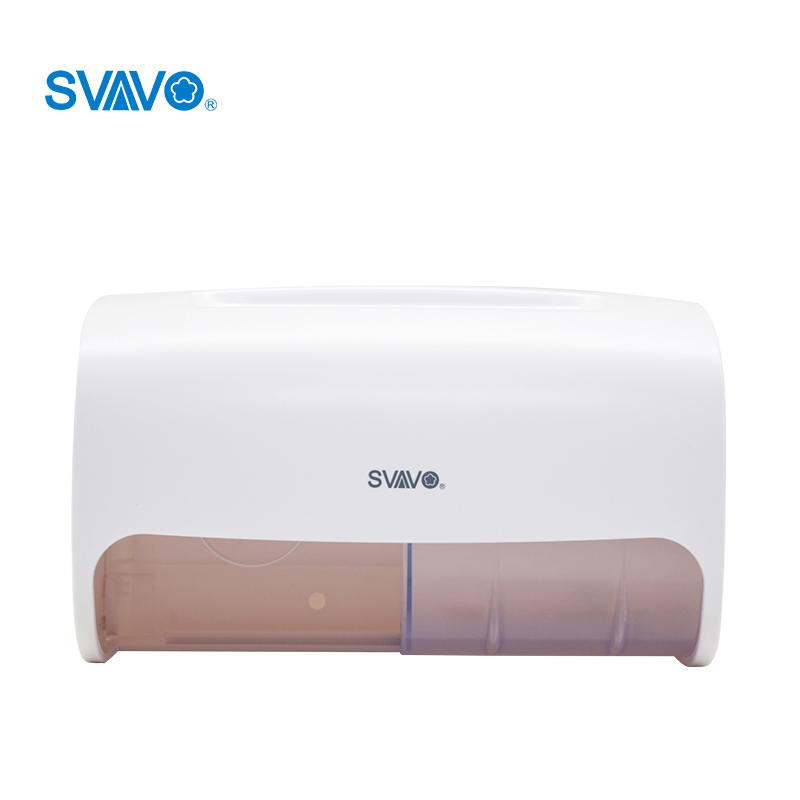 Waterproof plastic hanging toilet paper roll holder with multifunctinal shelf and cover