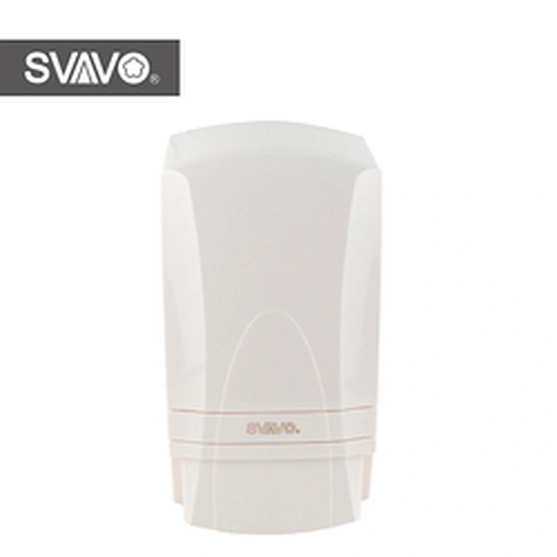 White Wall Mounted ABS Shampoo Soap Dispenser Holder