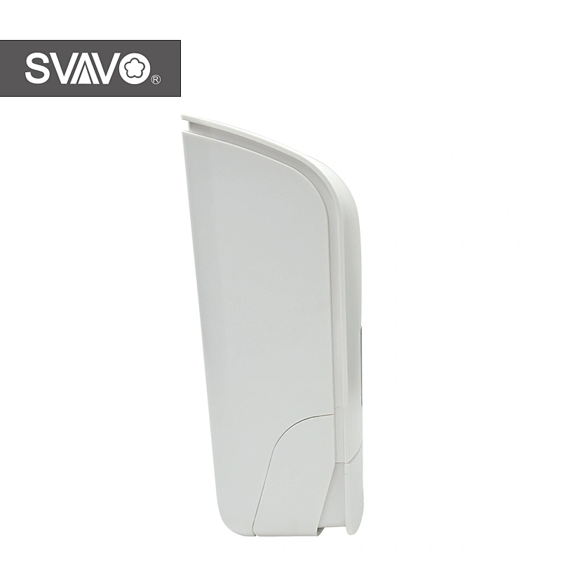 SVAVO Refillable Hotel Bathroom Wall Mounted Double Head ABS Plastic Manual Soap Dispenser OEM&ODM