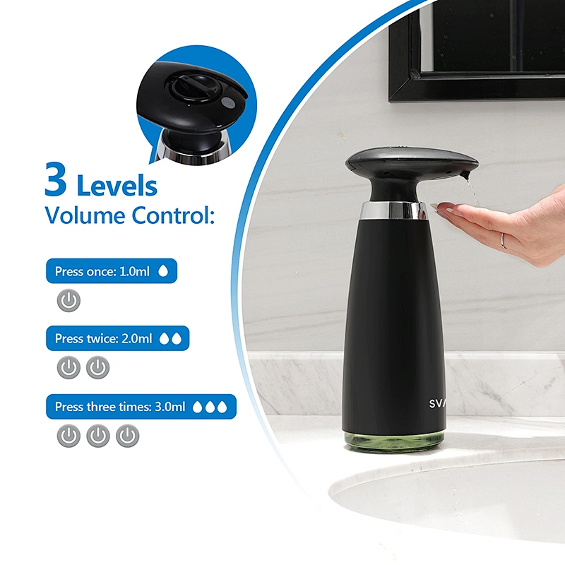Wholesale White Black ABS Plastic Home Tabletop Automatic Hands-free liquid soap dispenser
