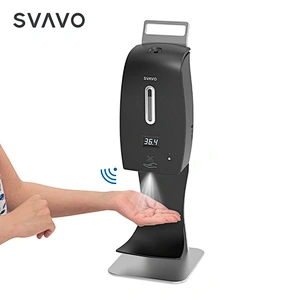 Commercial use touch-less Auto liquid sanitizer soap dispenser with temperature measurement