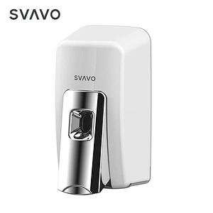 SVAVO Manual Liquid Soap Hand Sanitizer Dispenser Wall Mount Spray Alcohol Manual Soap Dispenser