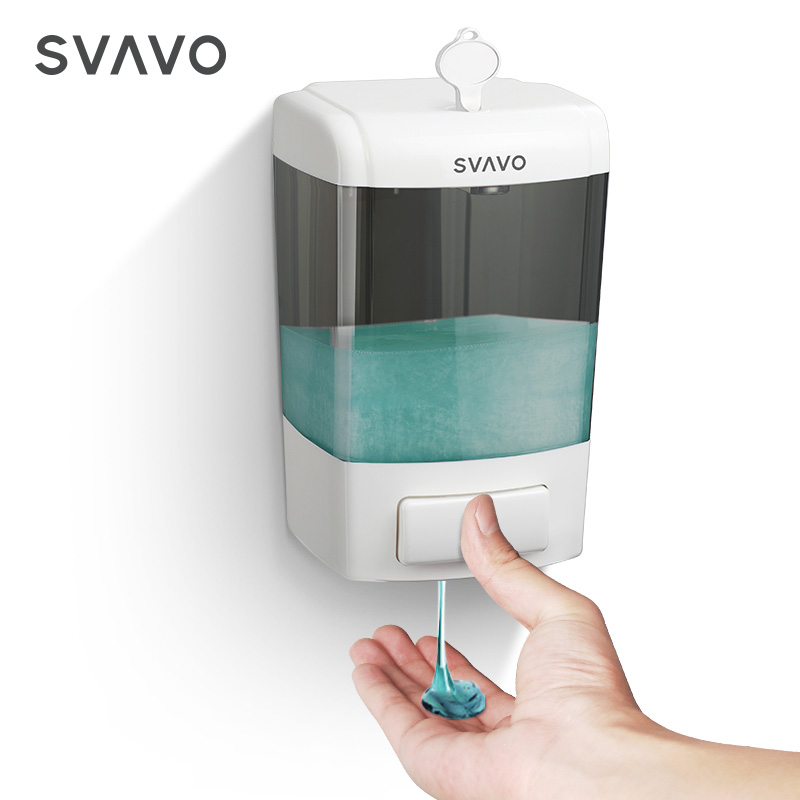 Hotel Bathroom Kitchen Plastic wall mounted liquid soap gel dispenser