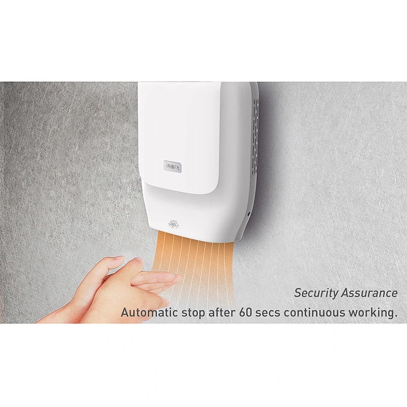 SVAVO 1400W Hand Dryers Commercial ABS Plastic Automatic High Speed Jet Air Hand Dryer
