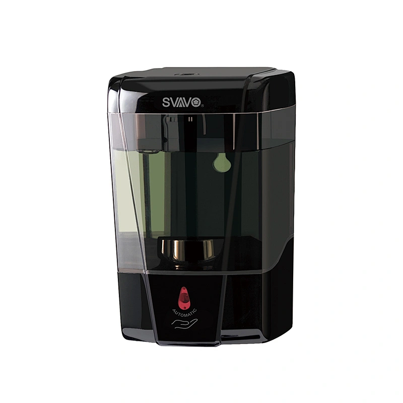 2019 new black color toilet wall mounted automatic hand sanitizer dispenser