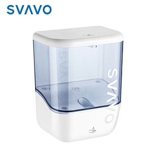 SVAVO Patented Automatic Liquid Soap Dispenser Hygienic Machine Alcohol Spray Contactless Dispenser Wall Mounted Hotel 0.6-1ml