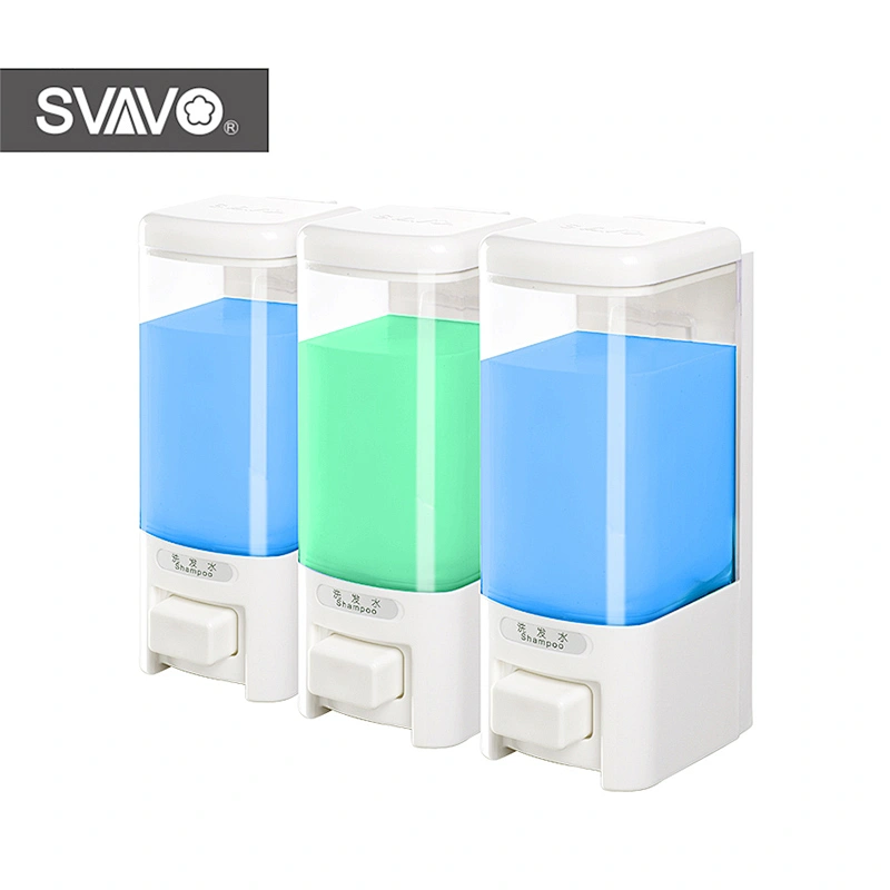 big capacity 1500ml Bathroom Manual  Plastic Liquid Soap Dispenser  V-8103