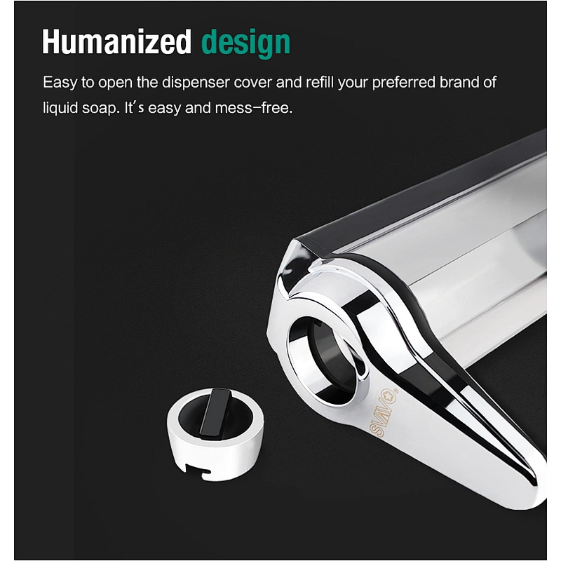 Soap Dispenser ABS Plastic White Hand Press Soap Dispenser 500ml Wall-mounted Hand Sanitizer Dispenser