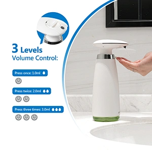 waterproof IPX4 AA battery automatic soap dispenser for bathroom kitchen use liquid soap dispenser