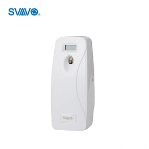 Bathroom automatic LCD metered aerosol dispenser for 300ml air freshener