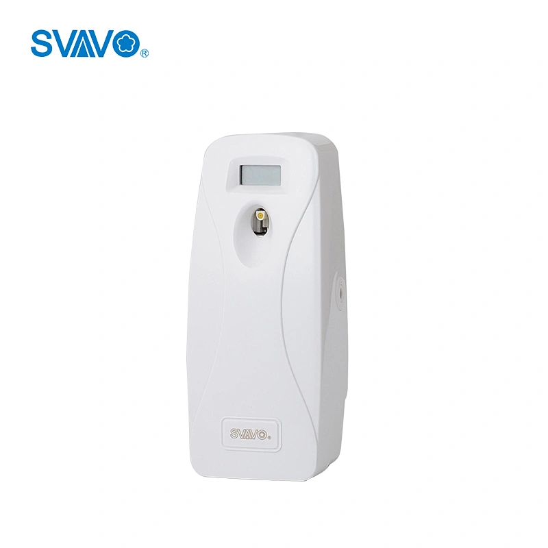 Bathroom automatic LCD metered aerosol dispenser for 300ml air freshener