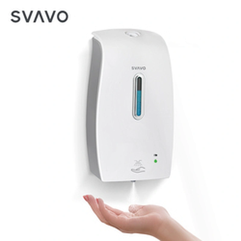 SVAVO Factory Direct Sale Wall Mounted Spray Automatic Thermometer Hand Sanitizer Dispensers