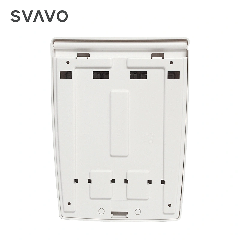 SVAVO White plastic refill bottles triple soap dispenser wall mounted for hotel