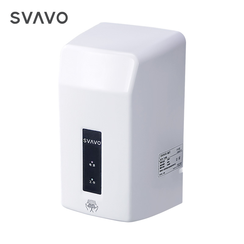 Hotel quick drying 1000W wall mounted modern design high speed hand dryer