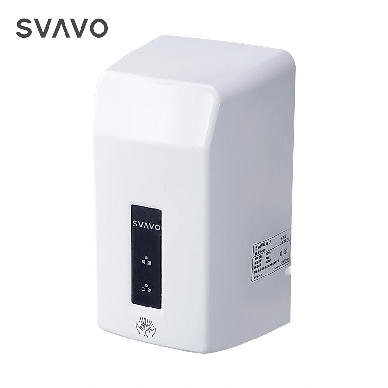 Hotel quick drying 1000W wall mounted modern design high speed hand dryer