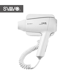 Wall Mounted Hotel Ionic Hair Dryer Super Energy AC Motor Electric Hair Dryer 3 Speed Settings