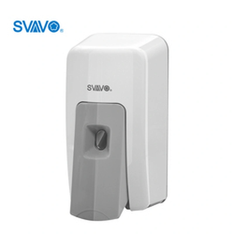 SVAVO Plastic Wall Mounted Soap Dispenser 600ml Spray Hand Manual Soap Dispenser