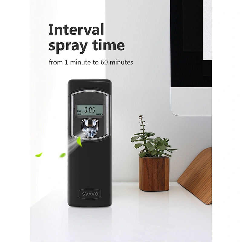Wall Mounted Spraying Air Freshener Disinfection Touchless Liquid Perfume Fragrance Dispenser with LCD Eco-friendly