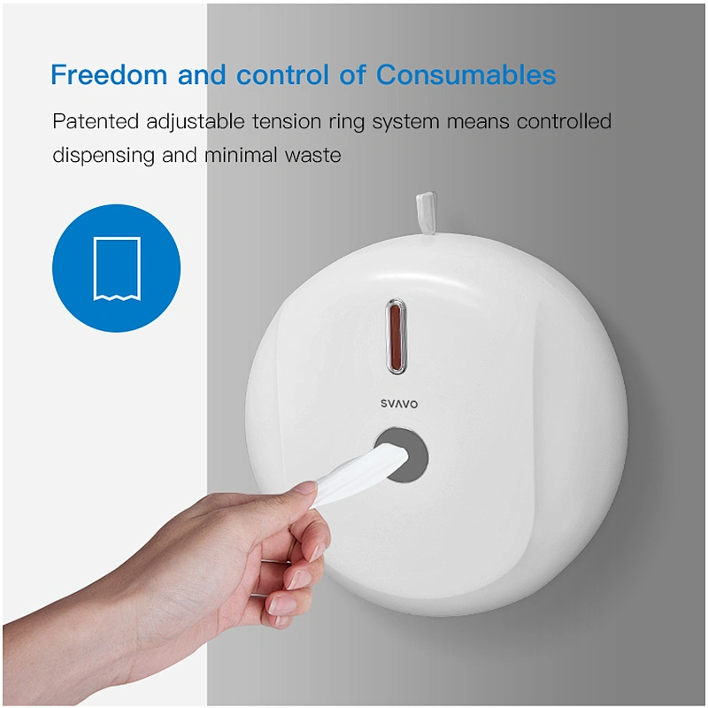 SVAVO Patened Design ABS Wall Mounted Center Pull Hand Paper Dispenser PL-151066