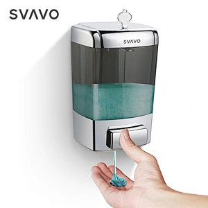 Large capacity bulk clear hand wash dish soap dispenser for kitchen