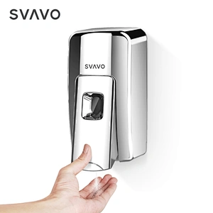 SVAVO 600ml Wall Mounted Manual Foam Soap Dispenser For Bathroom manual foaming spray liquid soap dispenser
