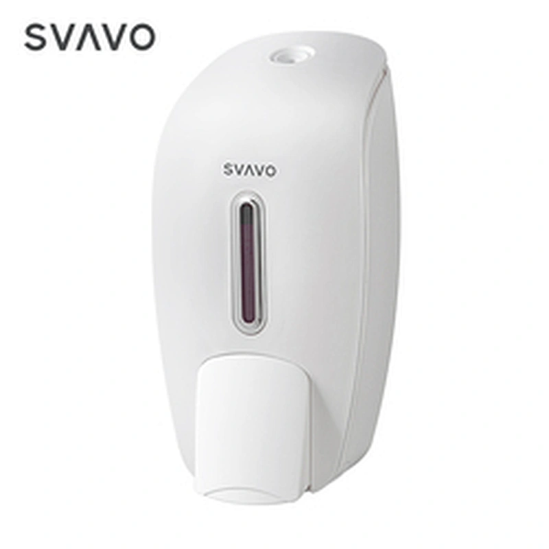 Customized Plastic ABS single Manual 800ml Wall Mounted Hand Soap Liquid shower Shampoo Dispenser