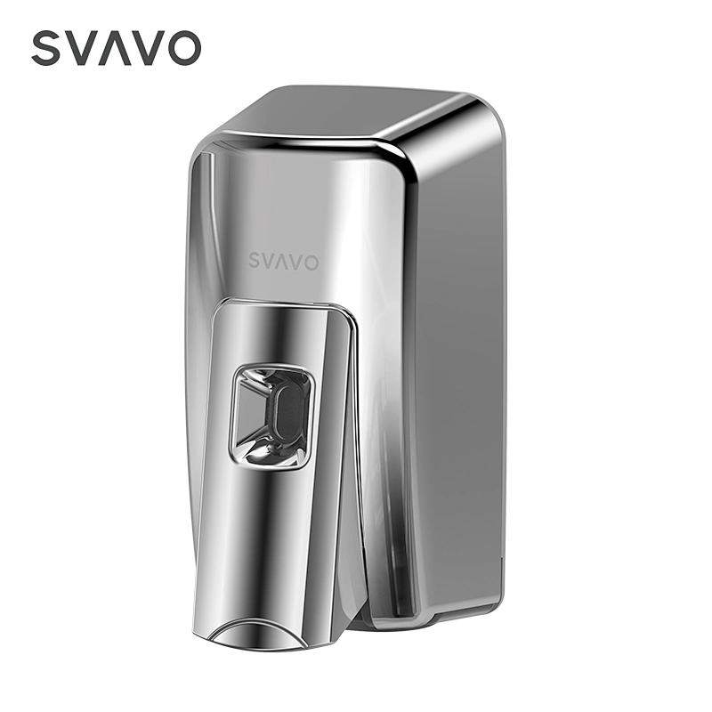 SVAVO Manual Liquid Soap Hand Sanitizer Dispenser Wall Mount Spray Alcohol Manual Soap Dispenser