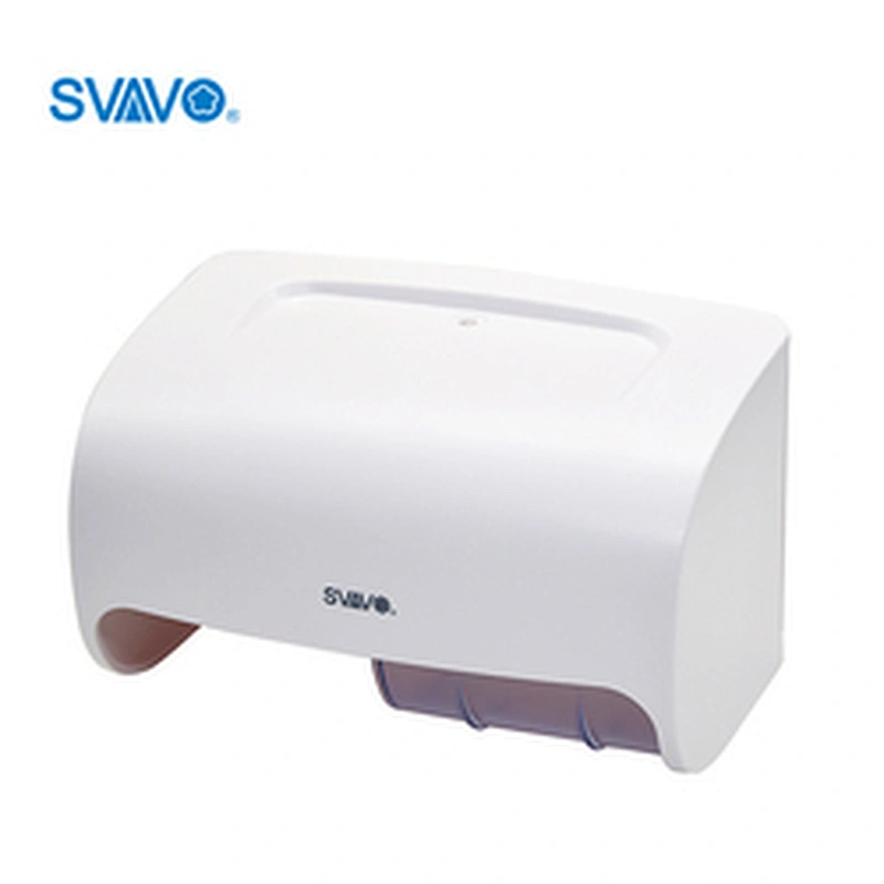 Waterproof plastic hanging toilet paper roll holder with multifunctinal shelf and cover