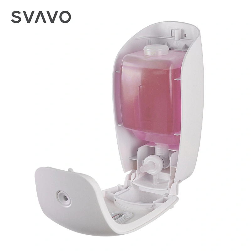 Svavo Modern Design Wall Mounted 800ml ABS Plastic Manual Liquid Soap Dispenser