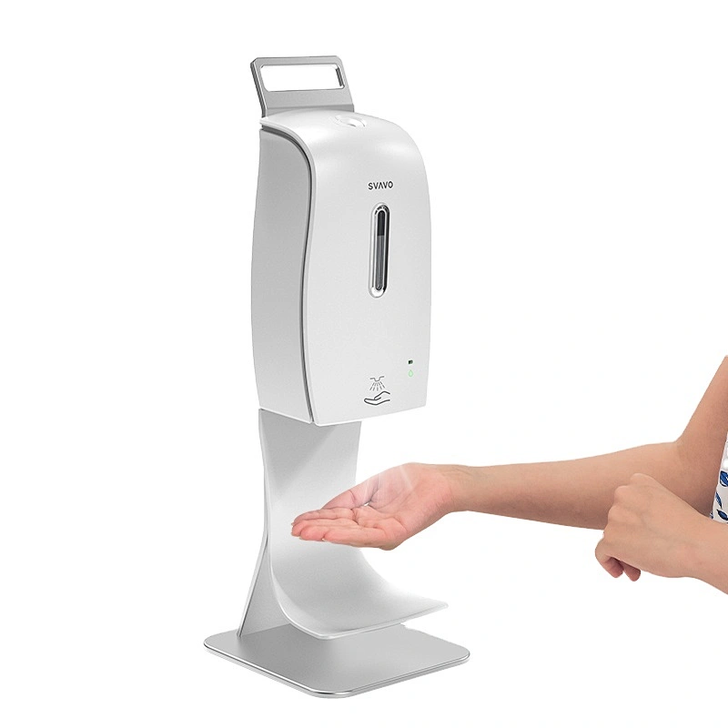 SVAVO High quality 600ml sensor alcohol hand sanitizer automatic soap dispenser touchless with monitor window