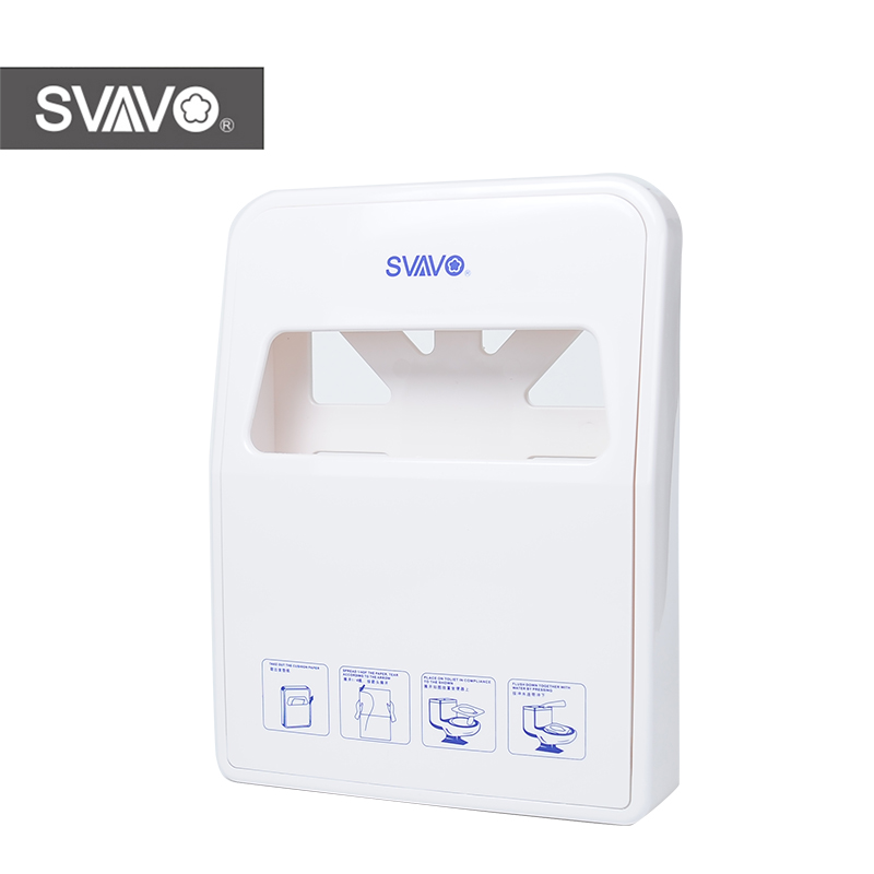 Washroom Toilet Seat Pad Paper Holder Tissue Dispenser