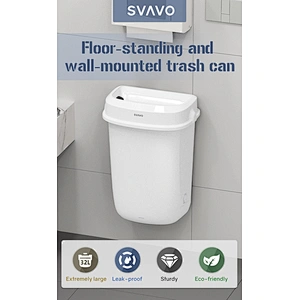 32L Household hotel kitchen fire retardant plastic recycling garbage container black trash can cabinet