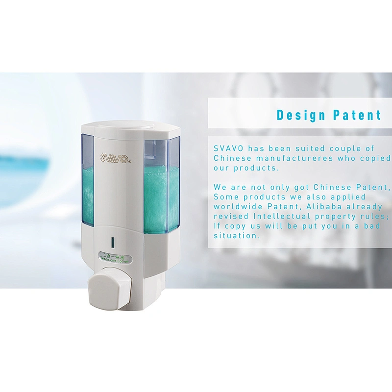 Chrome Design New Arrival Push-operated dispenser for hand hygiene and toilet seat cleaners V-6301