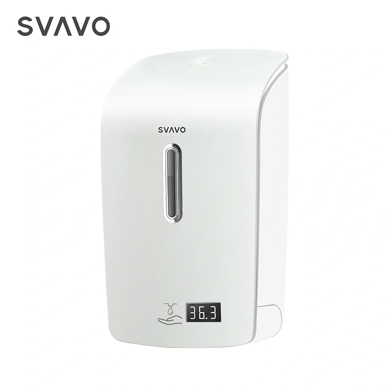 SVAVO  Patent Auto Bathroom Touchless Wall mounted Alcohol Spray Liquid Foam Gel Sanitizer pump Automatic Soap dispenser