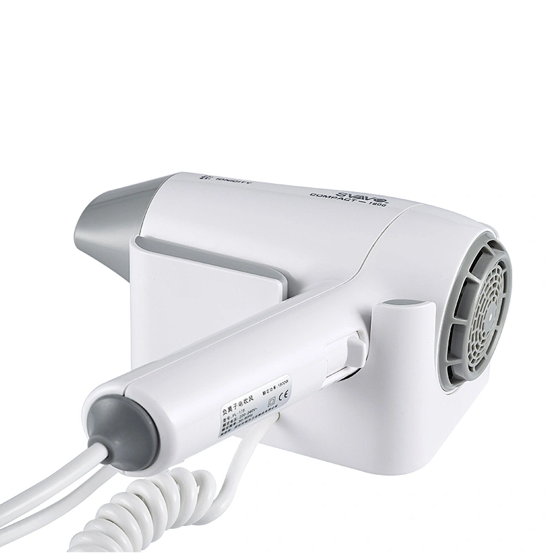 Multi-function Wall Mounted Anion Wall Mount Hair Dryer for Hotel White& Gray 241*196*94MM CN;GUA PL-178 1800W SVAVO 700g