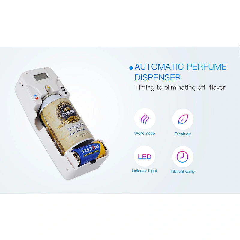 SVAVO LCD Automatic Aerosol Dispenser Fragrance Dispenser V-250 Air Fresheners Spray Wall Mounted Aerosol Dispenser