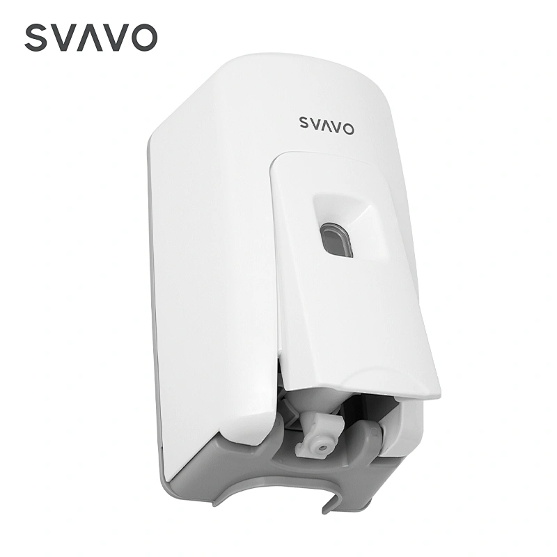 SVAVO Manual Liquid Soap Hand Sanitizer Dispenser Wall Mount Spray Alcohol Manual Soap Dispenser