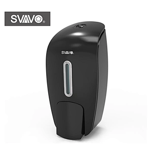 Luxury Black Hand Press Manual Soap Dispenser for public bathroom, hotel
