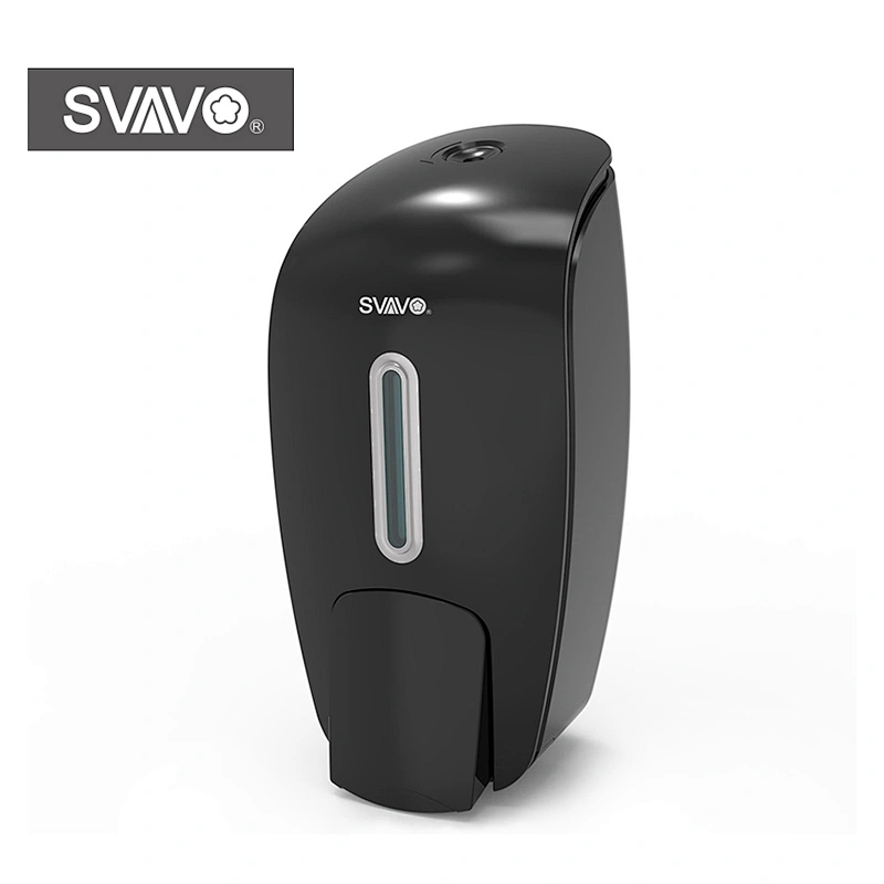 Luxury Black Hand Press Manual Soap Dispenser for public bathroom, hotel