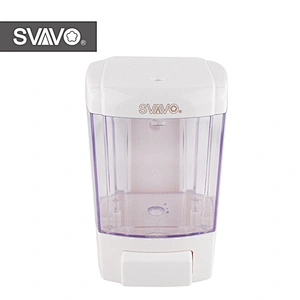 SVAVO Wall Mounted Liquid Soap Dispenser Manual Pump Hand Soap Dispenser