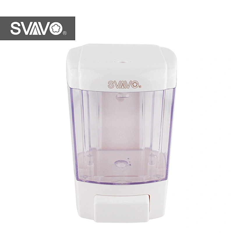 SVAVO Wall Mounted Liquid Soap Dispenser Manual Pump Hand Soap Dispenser